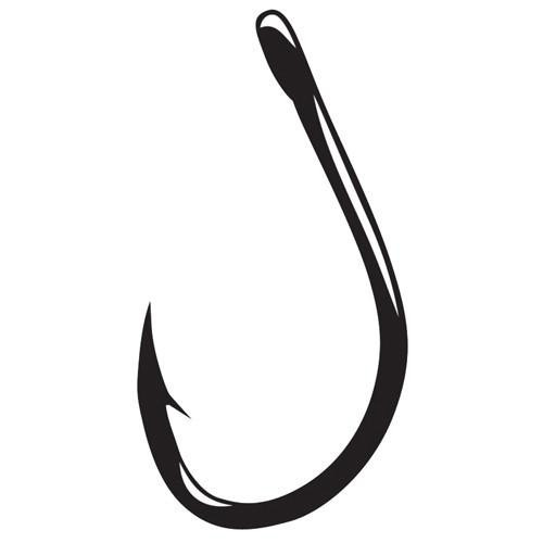 Gamakatsu Live Bait Hook Size 4/0, NS Black, Per 4