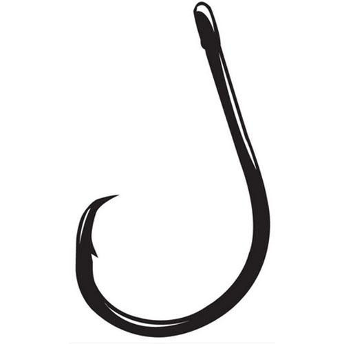 Gamakatsu Octopus Hook Size 7/0, Circle 4x Strong, Straight Eye, NS Black, Per 25