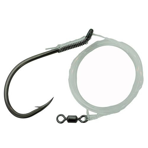 Gamakatsu Catfish Rig, Circle Hook Size 6/0, 50Pound Line, NS Black, Per 2