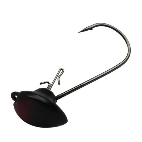 Gamakatsu Stand Up Alien Head Hook Size 3/0, 1/8 oz, NS Black, Per 4