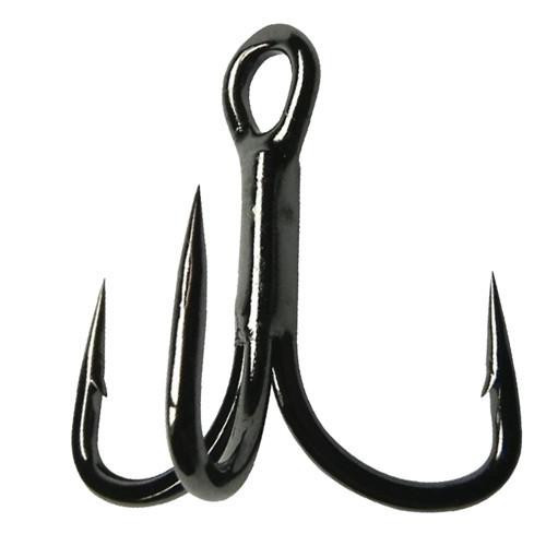 Gamakatsu Treble Hook, Extra Wide Gap, Short Shank Size 4, NS Black, Per 6