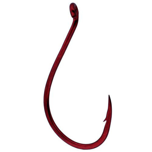 Gamakatsu Octopus Light Hooks Size 3/0, Red, Per 6