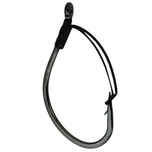 Gamakatsu Split Shot/Drop Shot Weedless Hook Size 4, NS Black, Per 5