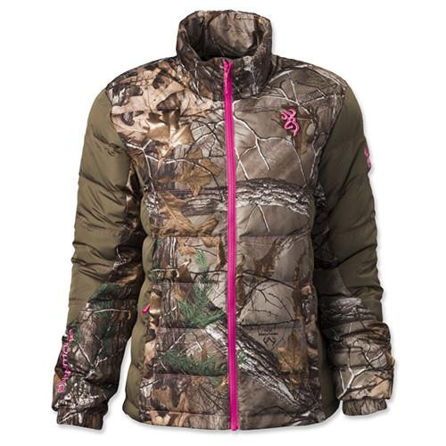 Browning Hell's Belles Blended Down Jacket Mossy Oak Break-Up Country/Tan, X-Large