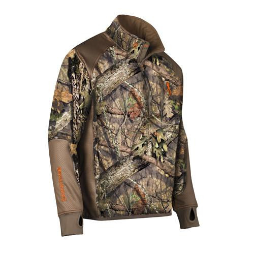 Browning Hell's Canyon Performance Fleece 1/4 Zip Jacket, Mossy Oak Breakup Country Large