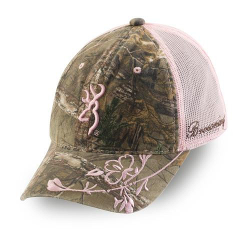 Browning Country Girl Cap, Realtree Xtra/Pink