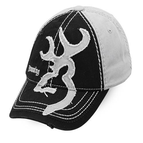 Browning Buckmark 2 Tone Cap Black/Gray