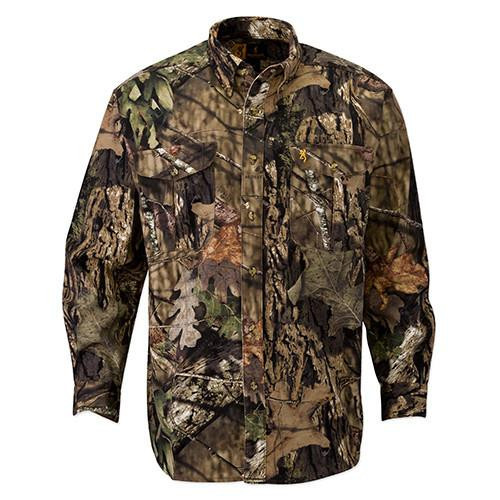 Browning Wasatch Long Sleeve Shirt Mossy Oak Break-Up Country, Small