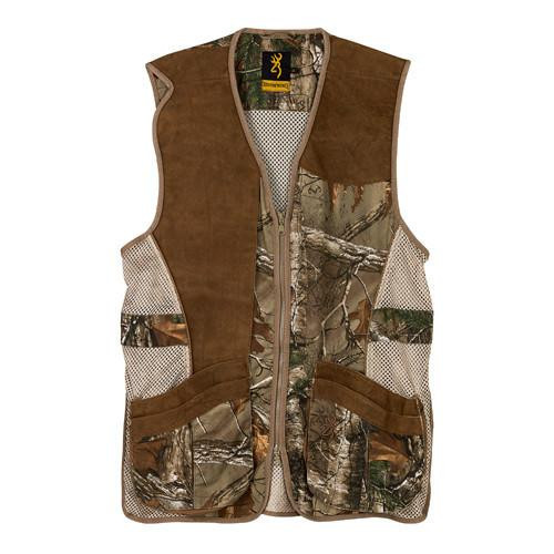 Browning Crossover Vest, Realtree Xtra/Leather XX-Large
