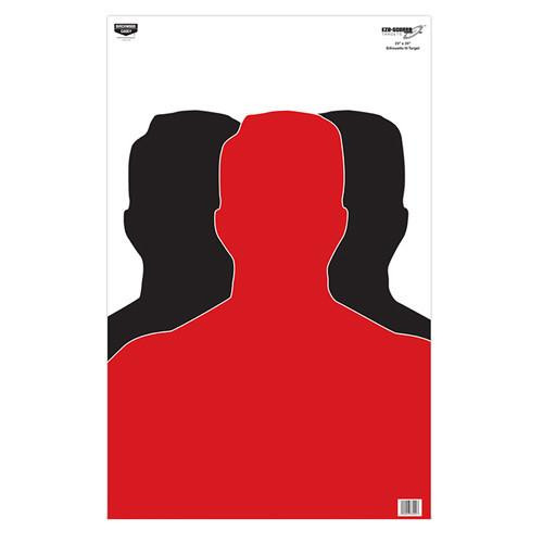 Birchwood Casey Eze-Scorer Silhouette 23" x 35" Silhouette III Paper-(Per 100)
