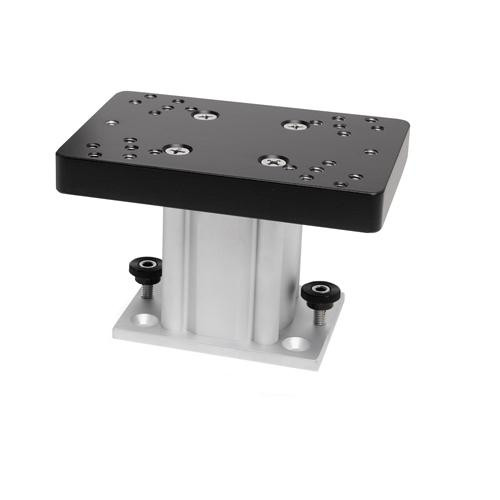 Cannon Downriggers Aluminum Fixed Base Pedestal Mount 4"