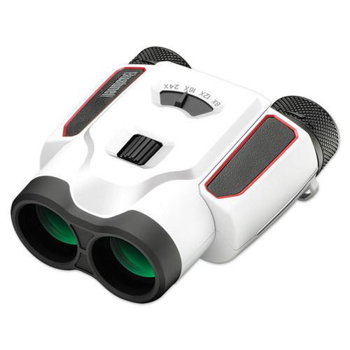 Bushnell SportZoom Binoculars, 8-24x25mm White
