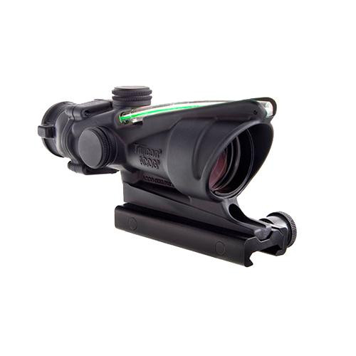 Trijicon ACOG 4x32mm Dual Illuminated Scope Green Chevron M193 Reticle with TA51 Mount, Black