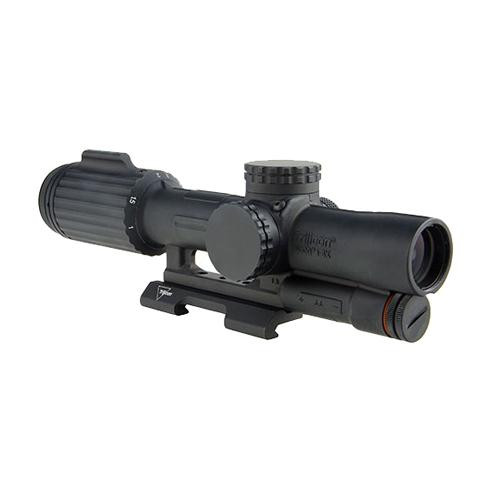 Trijicon VCOG 1-6x24mm Red Horseshoe Dot/Crosshair Riflescope .308/175 Grains Ballistic Reticle with Quick Release Mount, Black