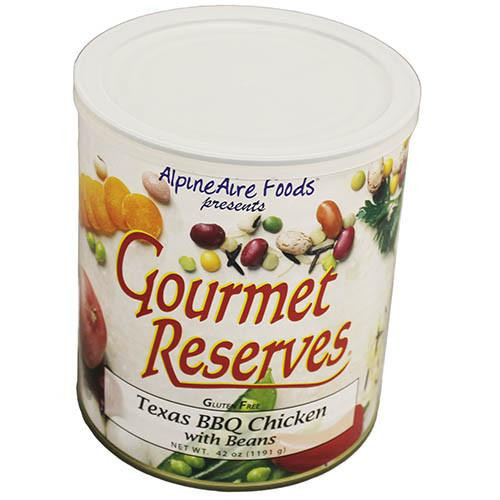 Alpine Aire Foods MesquiteBBQ Chicken w/Beans&Rice No. 10 Can