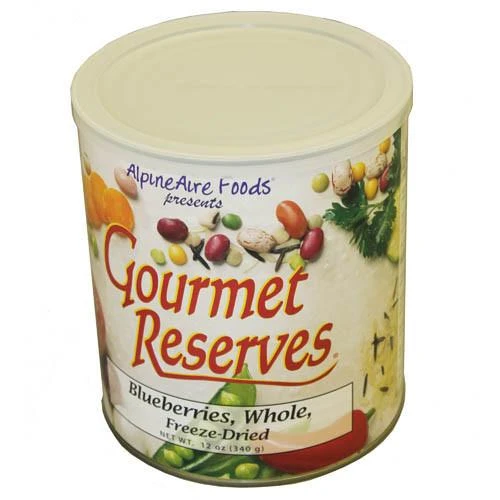 Alpine Aire Foods Blueberries, Whole, Freeze Dried No. 10 Can