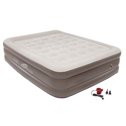 Coleman Airbed Queen, Double High, Pillowstop Combo