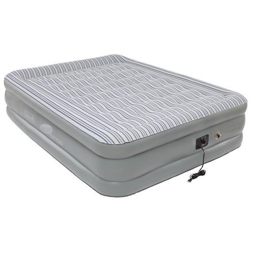 Coleman Airbed Queen, Double High Elite Pillowstop w/Built-In-Pump