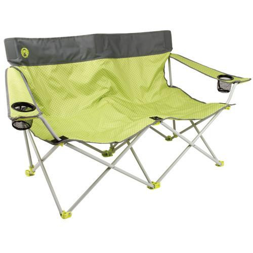 Coleman Low Double Quad Chair, Hatch Pattern
