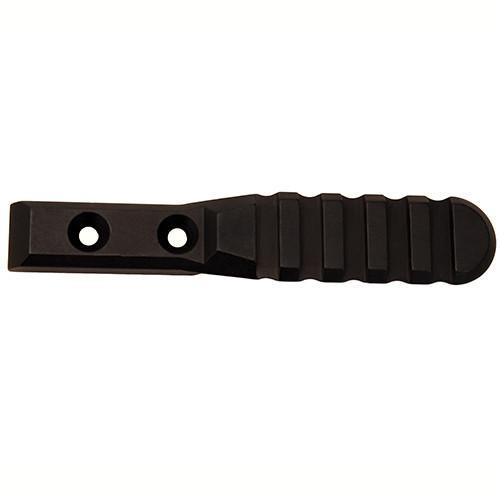 Ergo KeyMod Aluminum UMP Picatinny Rail, 2 Mount Holes Black 5 Slot Extended