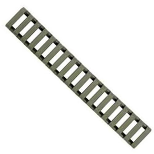Ergo 18 Slot Ladder Low Pro Rail Covers, 3-Pack Foliage Green