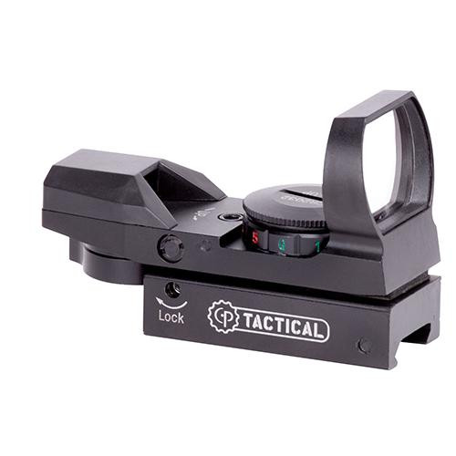 Crosman Open Reflex Sight, Multi Reticle, Black