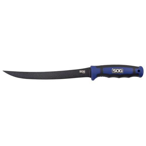 SOG Knives Fillet Knife (7.5-inch)- Black Non-Stick