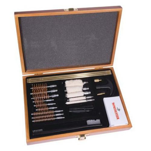 Winchester Cleaning Kits Winchester 30 Piece Universal Wood Case Aluminum Handle