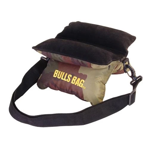 Bulls Bag/Uncle Buds Field Bag wth Carry Strap, Woodland Camo, Polyester/Suede, (10")