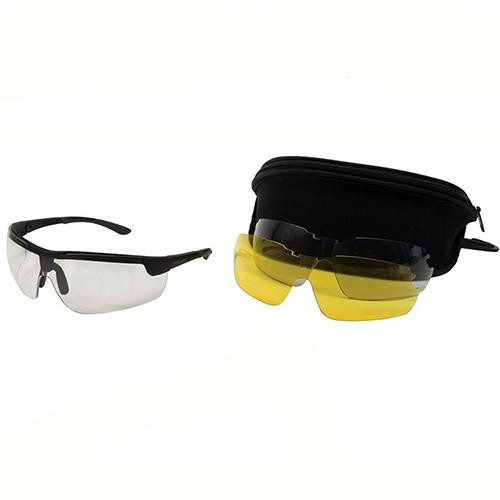Allen Cases Ion Ballistic Shooting Glasses 3 Lens Set