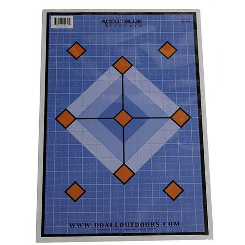 Do-All Traps Paper Target Accu Blue Diamond, 12x18"