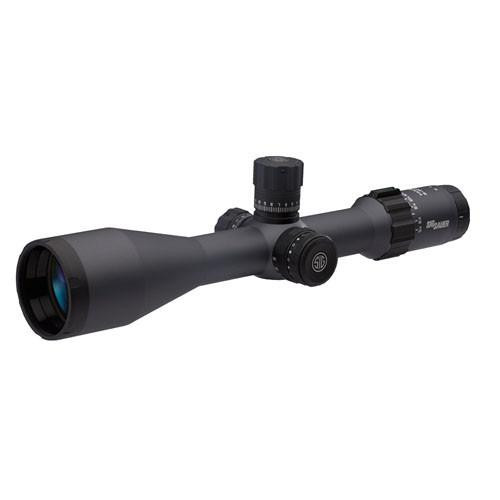 Sig Sauer Tango6 FFP Tactical Riflescope 5-30x56mm, MRAD Milling Reticle, 0.1 MRAD Adjustment, Graphite