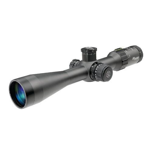 Sig Sauer Tango4 FFP Tactical Riflescope 3-12x42mm, 300 Blackout Horseshoe Dot Reticle, 0.25 MOA Adjustment, Graphite