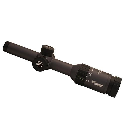 Sig Sauer Whiskey5 SFP Hunting Riflescope 1-5x20mm, Standard Duplex Reticle, Gray/Black