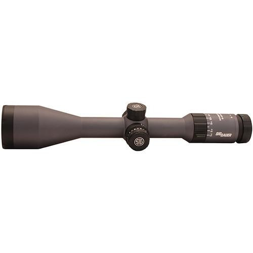 Sig Sauer Whiskey5 SFP Hunting Riflescope 5-25-52mm, HellFire Quadplex Reticle, 0.25 MOA Adjustment, Graphite/Black