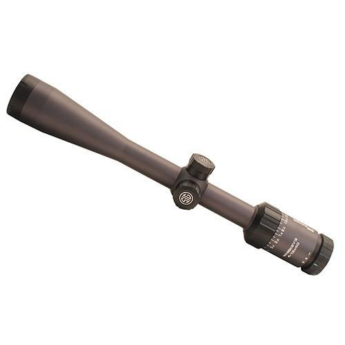 Sig Sauer Whiskey3 SFP Hunting Riflescope 4-12x40mm, Standard Quadplex Reticle, 0.25 MOA Adjustment, Black