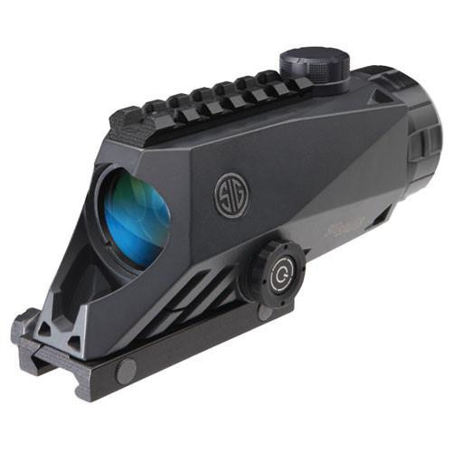 Sig Sauer Bravo4 BattleSights 3x30mm, 300 Blackout Horseshoe Dot Reticle, 0.1 MRAD Adjustment, Black