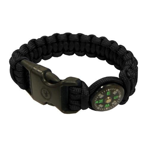 Ultimate Survival Technologies Survival Bracelet 8" Compass, Black
