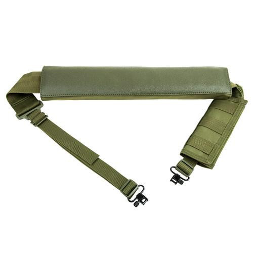 NcStar Shotgun Bandolier/Sling w/Swivels Green