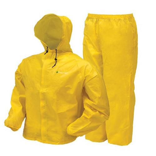 Frogg Toggs Youth Ultra-Lite Rain Suit Yellow, Small