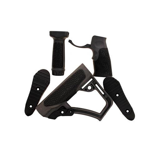 Daniel Defense Collapsible Buttstock Pistol Grip & Vertical Foregrip Combo Gray