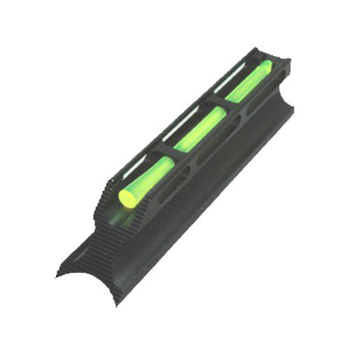 HIVIZ Sight Systems Tactical Shotgun Front Sight Medium Profile without Vent Rib/Removable Front Bead Aluminum Fiber Optic, Gree