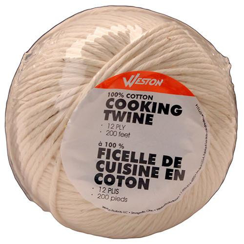Weston Brands Cooking Twine Ball 200' 12-Ply Natural Cotton