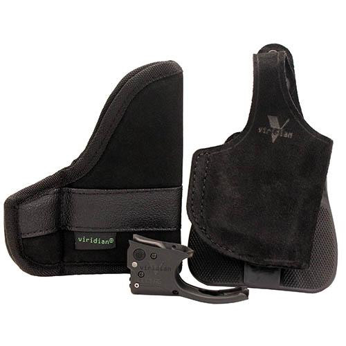 Viridian Weapon Technologies Reactor 5 Green Laser w/Galco Paddle ECR Holster for Ruger LCP