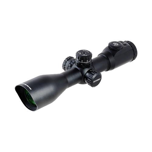 Leapers Inc. UTG 10Xx44mm, 30mm Tube, Compact Scope, AO, 36 Color Glass Mil-Dot, Black