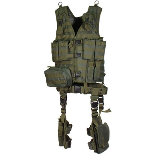 Leapers Inc. UTG Ultimate Tactical Gear, 10 Piece Complete Kit Olive Drab Green