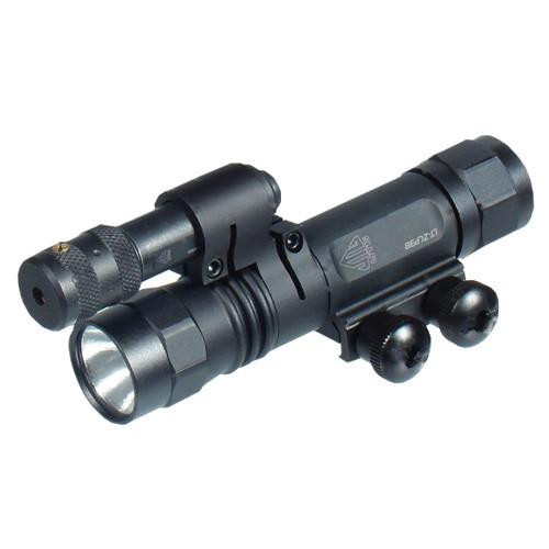 Leapers Inc. UTG Xenon Weapon Mount Light and Red Laser with Rotation Ring, Black