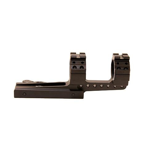 Leapers Inc. UTG Integral 30mm Offset QD Mount, 2 Top Slots, 100mm Base, Black