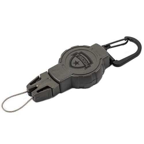 T-REIGN Outdoor Products Retractable Gear Tether Hunting Small, 4-24"