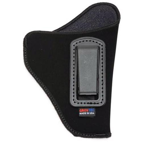 GrovTec US Inside The Pant Holster Size 00, 2 - 3" Barrel Small/Medium DA Revolvers, Left Hand, Black